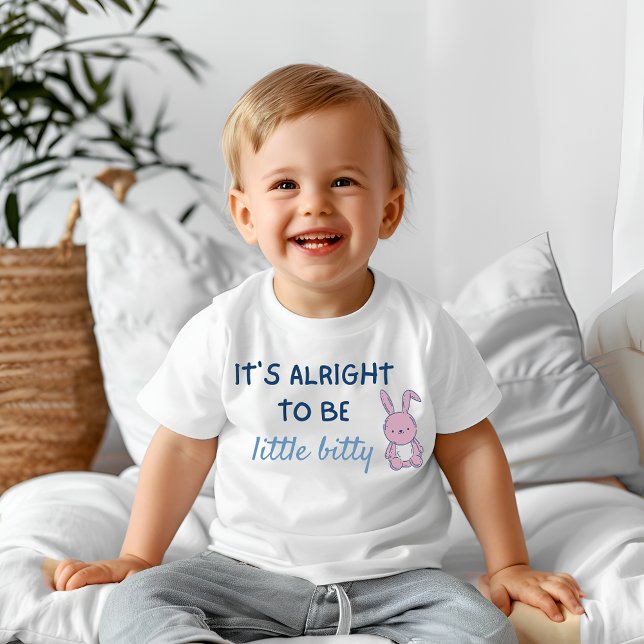Camiseta Para Bebê Tudo bem ser pequenino  (Criador carregado)
