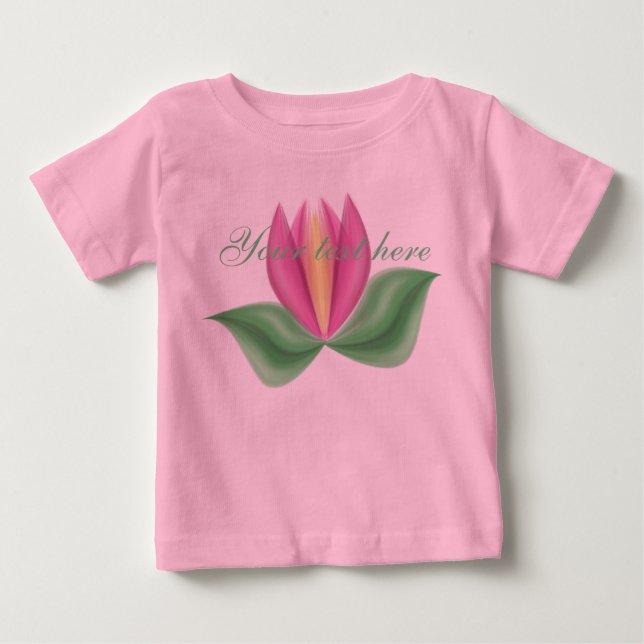 Camiseta Para Bebê Tulip Personalizado Romper (Frente)