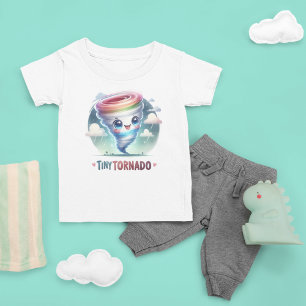 Camiseta Para Bebê Turbilhão de diversão - Crianças Tornado Brincadei