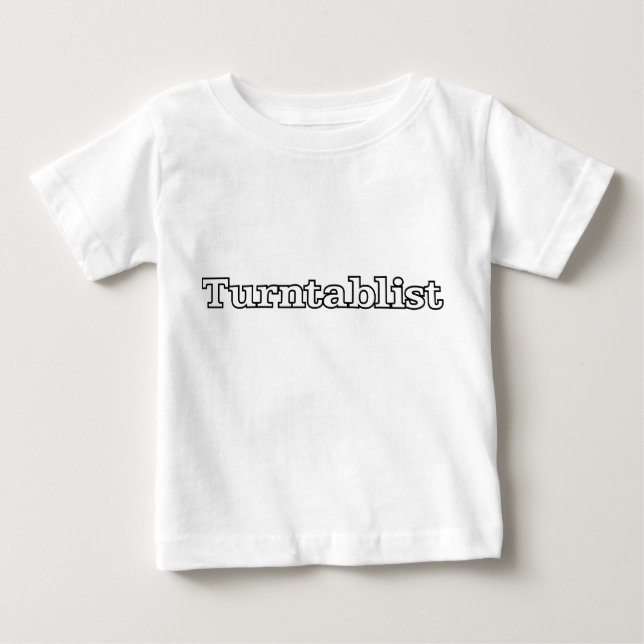 Camiseta Para Bebê Turntablist (Frente)