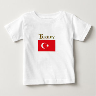 CAMISETA PARA BEBÊ TURQUIA