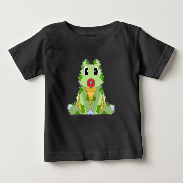 Camiseta Para Bebê Turtle Baby Pacifier (Frente)