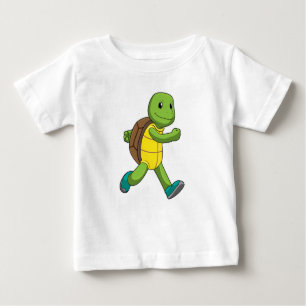 Camiseta Para Bebê Turtle como Runner em Runner