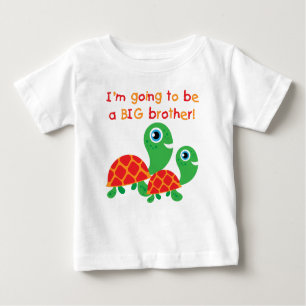 Camiseta Para Bebê Turtles Futuro Grande Irmão