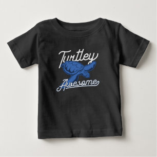 Camiseta Para Bebê Turtley Incrível Vida Marinha Divertida