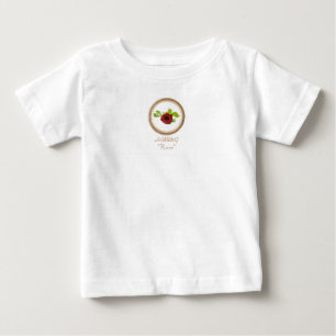 Camiseta Para Bebê Tutu de Bebê Menina HAMbWG, T ou Bodysuit - Rosa