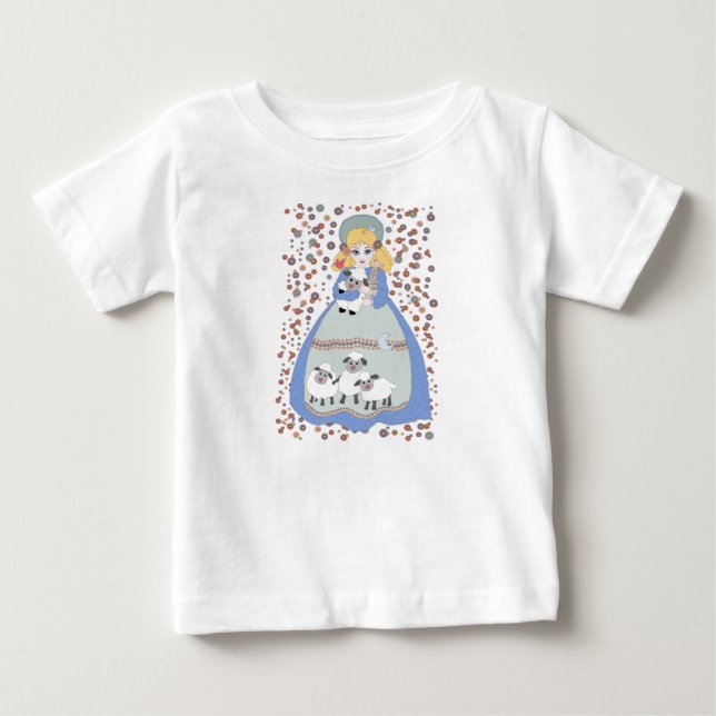 Camiseta Para Bebê tutu de peep (Frente)