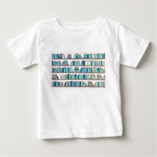 Camiseta Para Bebê Tutu do bebê da biblioteca