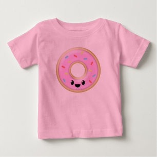 Camiseta Para Bebê Tutu do bebê da rosquinha