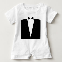 Camiseta Para Bebê Tux Romper Formal