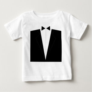 Camiseta Para Bebê Tux Romper Formal
