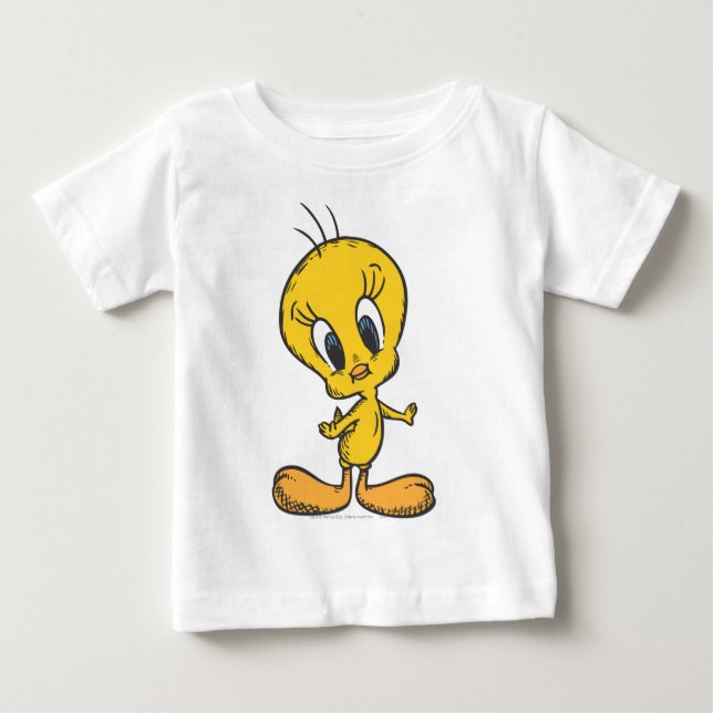 Camiseta Para Bebê TWEETY™ Abraços Abertos (Frente)