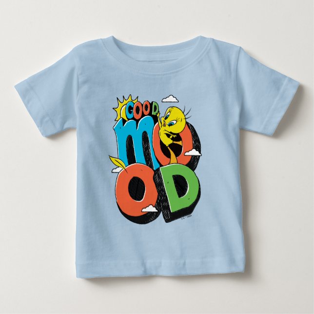 Camiseta Para Bebê TWEETY™ Bom Humor (Frente)