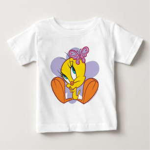 Camiseta Para Bebê TWEETY™ e borboleta