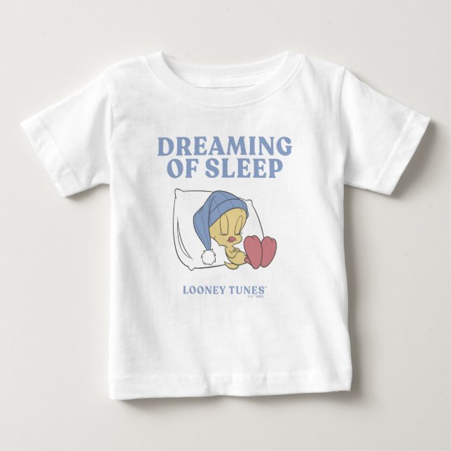 Camiseta Para Bebê TWEETY™ Sonhando com Sono (Frente)