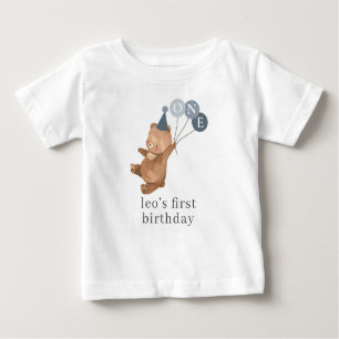 Camiseta Para Bebê Twin Menino (Direita) - Chapéu do Partido Urso - p