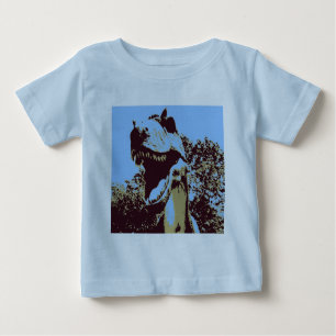 Camiseta Para Bebê Tyrannosaurus Rex Dinosaur