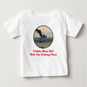 Camiseta Para Bebê U-29 - Stop Pebble Mine