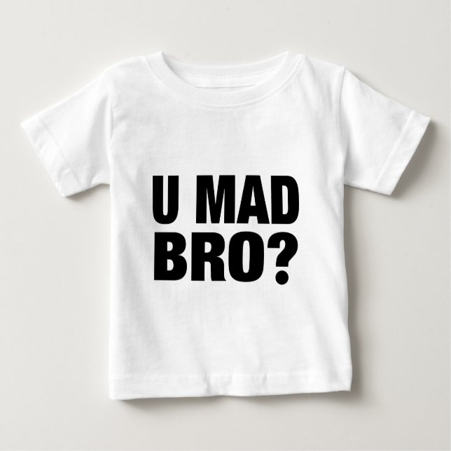 CAMISETA PARA BEBÊ U BRO LOUCO (Frente)