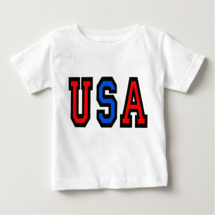 Camiseta Para Bebê U.S. Patriotic Toddler T-Shirt