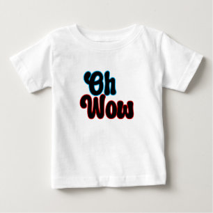 Camiseta Para Bebê Uau.