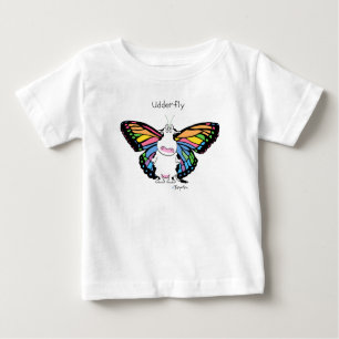 Camiseta Para Bebê UDDERFLY por Sandra Boynton