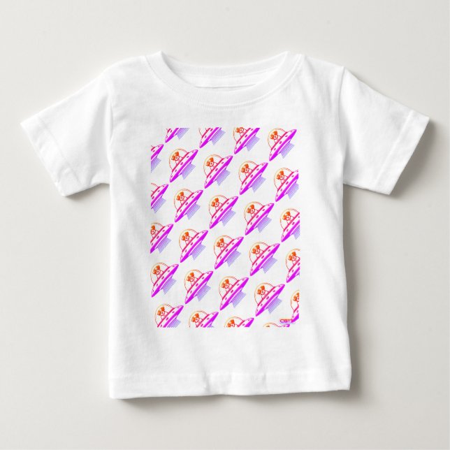 CAMISETA PARA BEBÊ UFO PETS  (Frente)