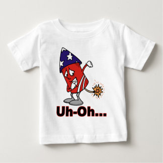 Camiseta Para Bebê Uh oh