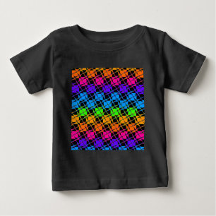 Camiseta Para Bebê Última adorável cor do arco-íris bege design com v