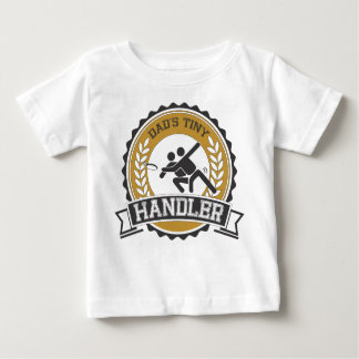 Camiseta Para Bebê Ultimate Frisbee - pequenos manipuladores de Pai