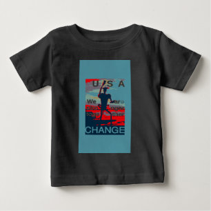 Camiseta Para Bebê Último slogan da campanha de Hillary Clinton para
