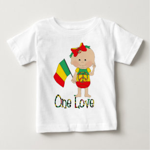 Camiseta Para Bebê Um Amor Rasta Baby 2