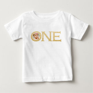 Camiseta Para Bebê Um Ano De primeiro aniversario Bebê Bebê T-Shirt
