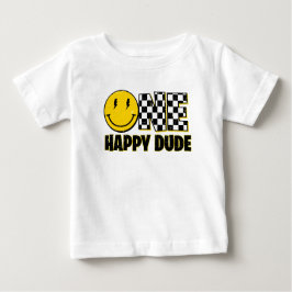 Camiseta Para Bebê Um cara feliz