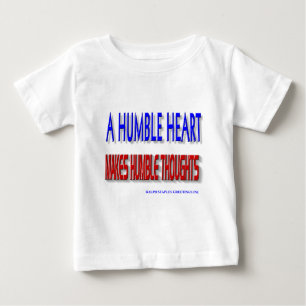 CAMISETA PARA BEBÊ UM CORAÇÃO DE HUMILHA