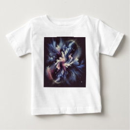 Camiseta Para Bebê Um design de abstrato-galáxia captando o mistério