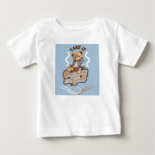 Camiseta Para Bebê Um Dia De Cada Vez