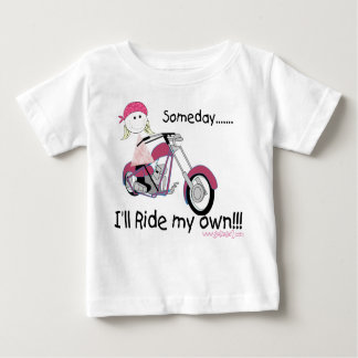 Camiseta Para Bebê Um dia eu montarei meus próprios (o t-shirt