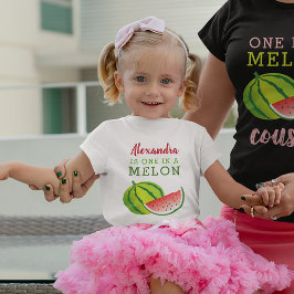 Camiseta Para Bebê Um em um melão