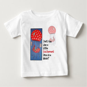 Camiseta Para Bebê Um entusiasmo pequeno