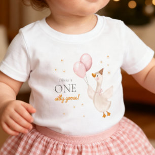 Camiseta Para Bebê Um Ganso Bobo Festa de Primavera na Fazenda Primei