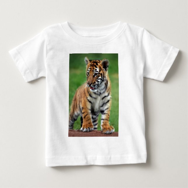Camiseta Para Bebê Um gatinho (Frente)