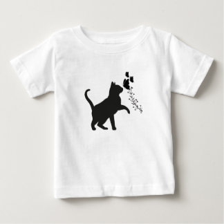 Camiseta Para Bebê um gato