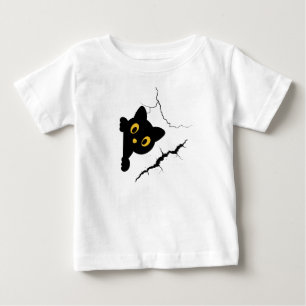 Camiseta Para Bebê um gato