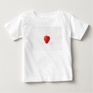 Camiseta Para Bebê Um iccna Red Strawberry