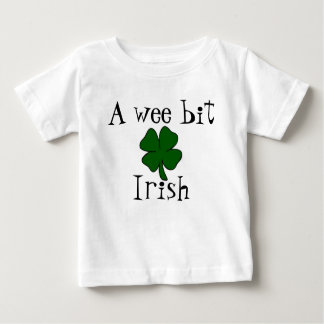 Camiseta Para Bebê Um irlandês pequenino do bocado