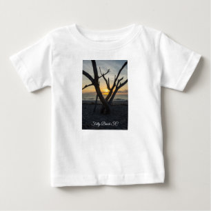 Camiseta Para Bebê Um nascer do sol