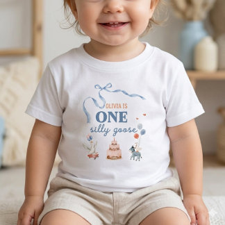 Camiseta Para Bebê Um Nome de Menino Menina Bebê de Primeiro Aniversá
