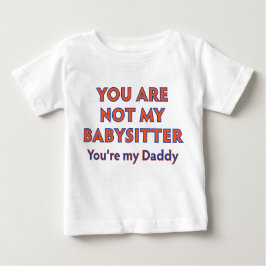 Camiseta Para Bebê Um Pai Não Bebe