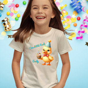 Camiseta Para Bebê Um Pequeno Presente de Aniversário Bonito De Pato
